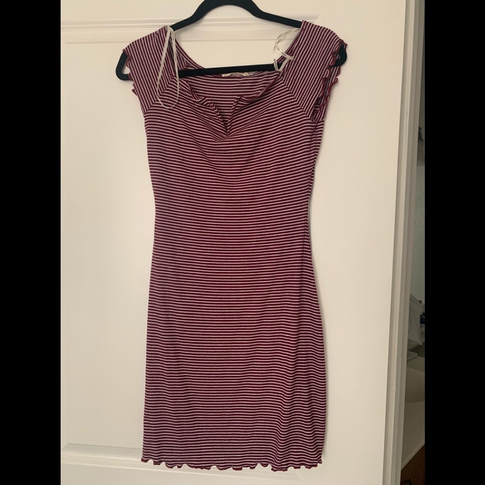 Striped dress size small